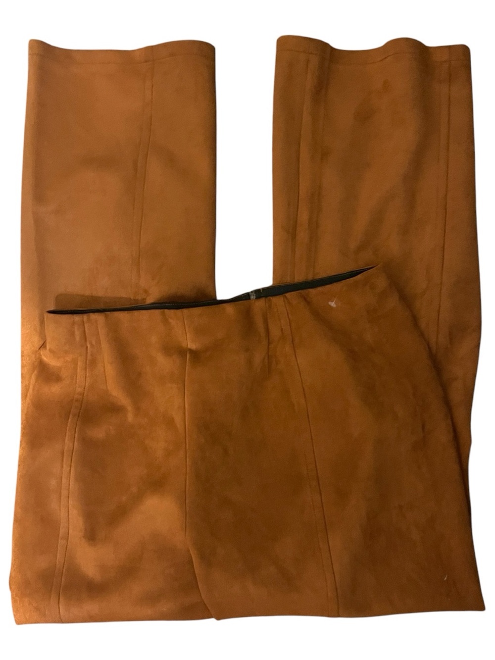 Free People Vegan Suede Flare bottoms with slit. - Picture 5 of 5